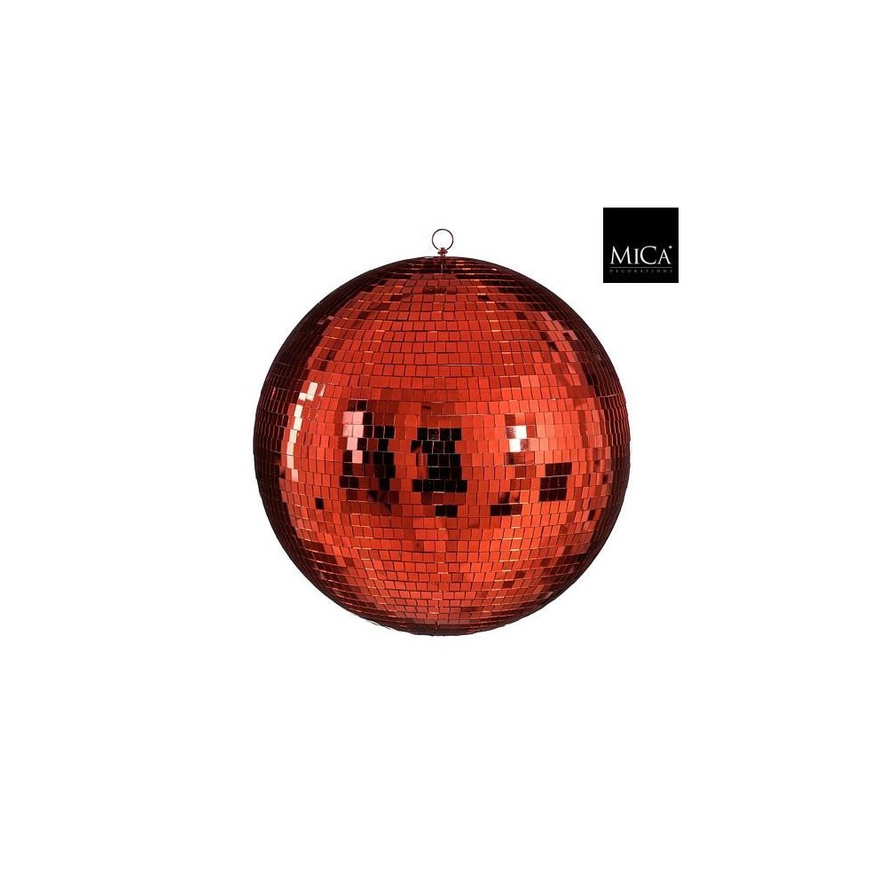 SFERA EFFETTO SPECCHIO ROSSO D.50